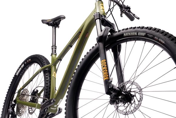 Велосипед гірський Kona Honzo 2021 Satin Fatigue Green, M, 29" (KNA B21HZ03)