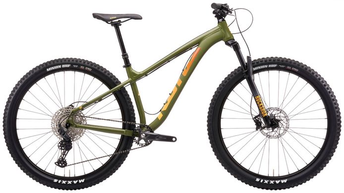 Велосипед гірський Kona Honzo 2021 Satin Fatigue Green, M, 29" (KNA B21HZ03)