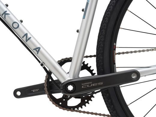 Велосипед гравійний Kona Rove 28", Silver, 52 см, 2026 (KNA B37RVSSLSHIN52)